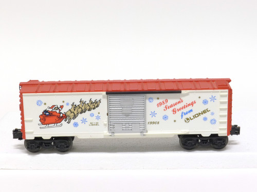 Lionel Trains 6-19908 Seasons Greetings 1989 Lionel Christmas Box Car