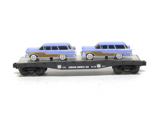 Lionel Trains 6-17548 Route 66 Series Flat Car With Woody Wagons
