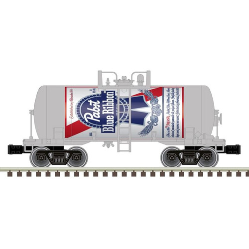 Atlas 3004849 Pabst Blue Ribbon 1844, 2014 (White, Red, Blue) Tank O Scale