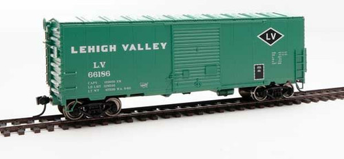 Walthers Mainline 910-45010 Lehigh Valley 40' ACF Box Car No 66186 HO Scale
