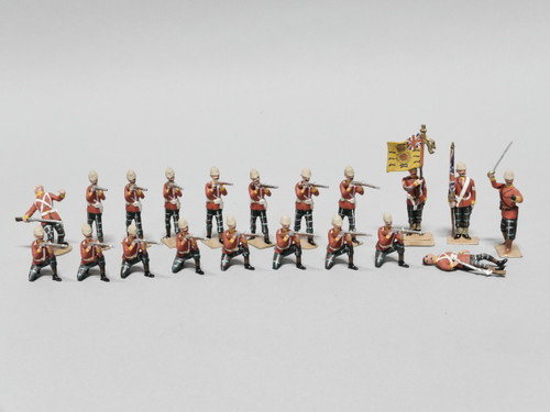 Seaforth Highlanders In Action 54mm Rolf W. Nelson and WBritain Toy Soldiers