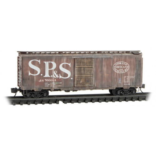 Micro-Trains N #02044850 40' Boxcar SP&S Spokane Portland & Seattle Rd #950064