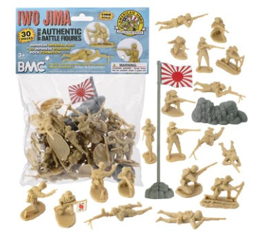 BMC Toys 67026 WW2 Japanese Plastic Army Men 1:32 Fig
