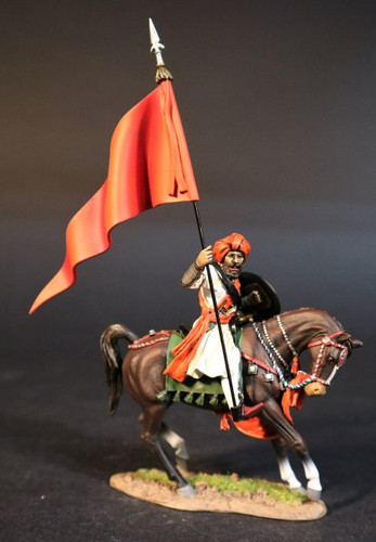 John Jenkins Toy Soldiers M-WIN-07 Standard Bearer, Maratha Cavalry