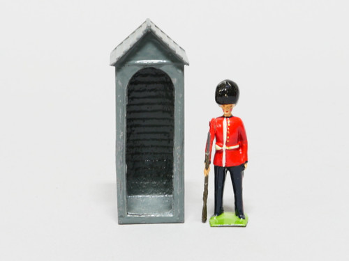 W. Britain Sentry Box with Sentry At Ease Set 329