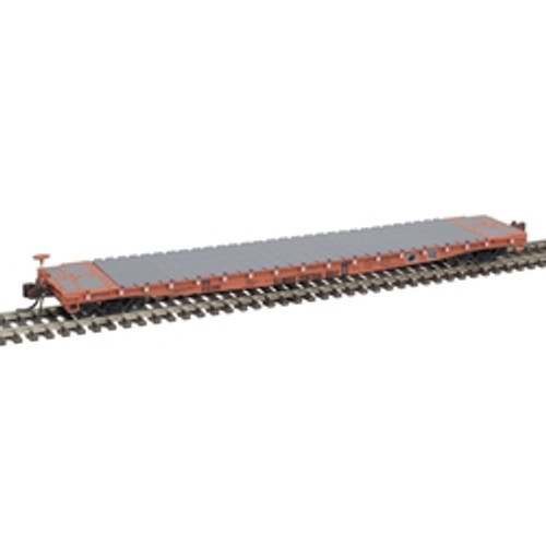 Atlas 50006429 N GSI 60' Flat Car Illinois Central Gulf #910300