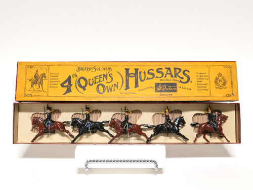 WBritain 9th Queen's Royal Lancers Mounted at the Halt
