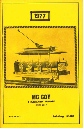 McCoy Standard Gauge Trains 1977 Catalog Book