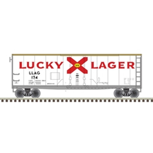 Atlas Trainman N 50006488 40' Plug Door Boxcar Lucky Lager #295