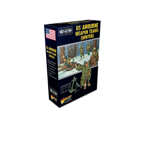 Warlord Games 402213114 Bolt Action US Airborne (winter) Weapons Team