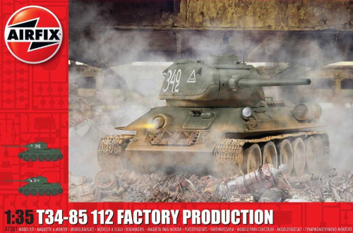 Airfix 1361 1/35 T34-85 112 Factory Production Tank