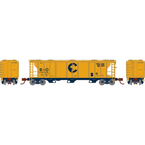 Athearn N 28348 PS-2 2893 3-Bay Covered Hopper C&O #628038