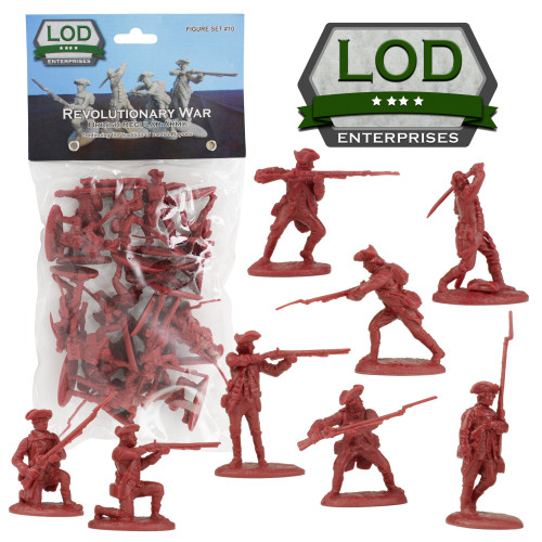 LOD Enterprises Plastic Figure Sets LOD010 Revolutionary War British Regular Army