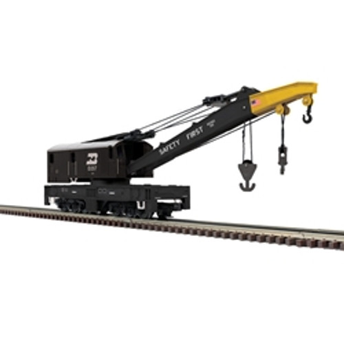 Atlas O 3001741 Premier Crane Car Burlington Northern #D257