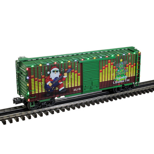 Atlas O 3001779 40' PS-1 Box Car Christmas 6 Foot Door (Lighted) Multi Colored #1224