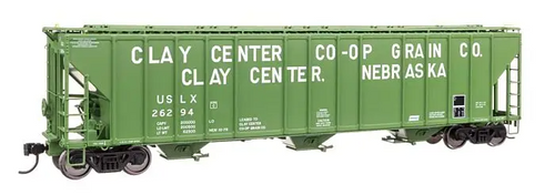 Walthers Proto 920-106185 55' Evans 4780 Covered Hopper RTR Clay Center USLX #26294