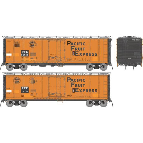 Rapido HO 196007A PFE R-40-27 Reefer: PFE 1970s TIV Repaint: Single Car #1