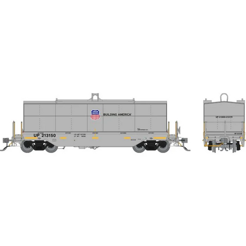 Rapido Trains 168006A HO Greenbrier Coil Car Union Pacific Gray / UP Shield Single Car #1