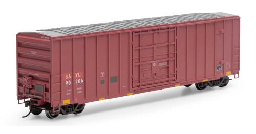 Athearn 18673 HO FMC 5327 12' Plug Door Box Car Bay Line BAYL #90206