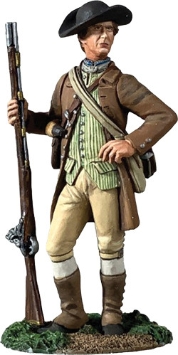 WBritain Toy Soldiers 16106 Art of War: American Militiaman 1775-1783