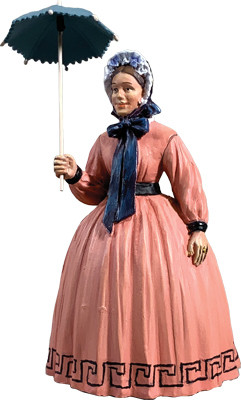 WBritain 35012 Miss Hannah 1860s Woman Out For A Stroll