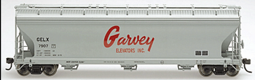 Atlas HO #1456-1 ACF 4650 3-Bay Centerflow Hopper Garvey Elevators #7907