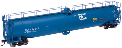 Atlas HO #1736-4 33,000 Gallon Tank Car GLNX Road #34235