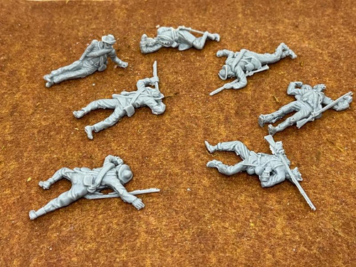 LOD Enterprises Plastic Figure Set 061 Confederate Casualties