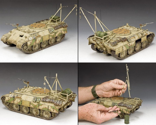 king&country　メタルフィギュア　wh067 King & Country Soldiers WH067 World War II Wehrmacht Bergepanther