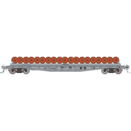 Rapido HO 138504A F30D 50' Wheel Flat Car: CR MOW: Single Car