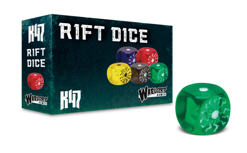 Warlord Games Konflikt '47 Rift Dice - Green #452610003