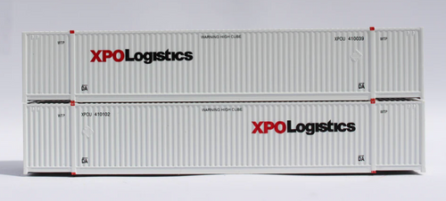 JTC Model Trains N XPO Logistics Set #2 53' HIGH CUBE 8-55-8 corrugated containers