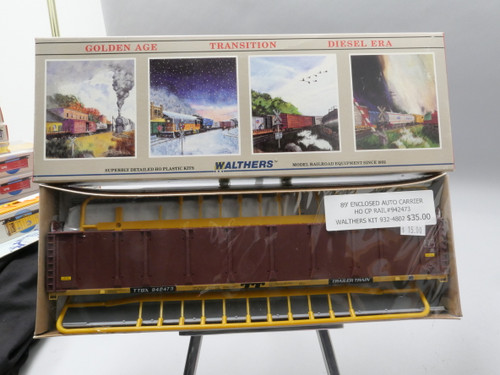 Walthers Kit 932-4802 89' Enclosed Auto Carrier CP Rail #942473