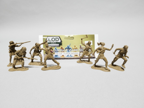 LOD Enterprises Plastic Figure Set 028 Huron Indians