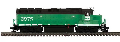 Atlas O Premier 30138568 GP40 Locomotive Burlington Northern 3075 (Green/White/Black) 3RL