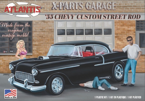 Atlantis #1276 1955 Chevy Street Rod 1/25 Plastic Model Kit