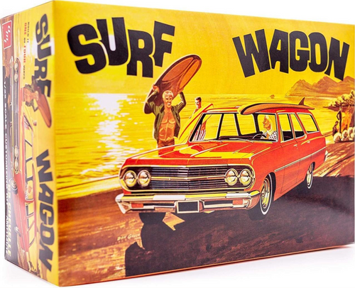 AMT #1131 1/25 Scale 1965 Chevelle Wagon Surf Wagon Model Kit