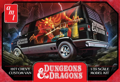 AMT #1568 1/25 Scale 1974 Chevy Van Dungeons & Dragons Plastic Model Kit