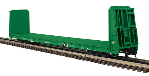 Atlas O 3001926 Trainman 62' Bulkhead Flat Car Ashley, Drew & Northern ADN