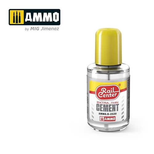 AMMO by Mig Rail Center R-2520 Extra Thin Cement 30 ML