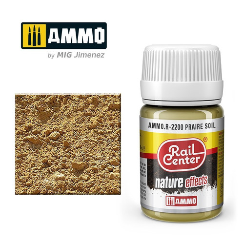AMMO by Mig Rail Center Nature Effects R-2200 Prairie Soil 35 ML
