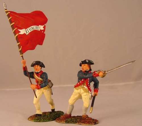 Conte Collectibles REV006 Continental Line Command Flag Bearer Set