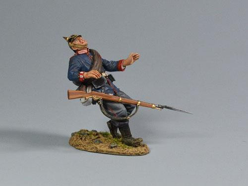 Team Miniatures PFW-P6007 Prussian Private Being Shot The 2nd Foot Guard Regt