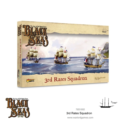 Warlord Games Black Seas 792010002 3rd Rates Squadron (1770 - 1830)