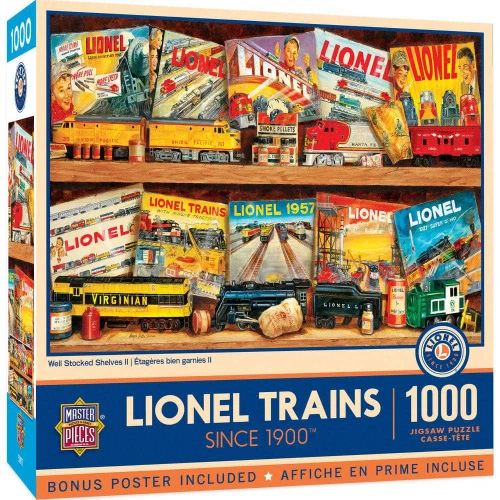 MasterPieces Lionel Trains Well Stocked Shelves II 1000 Piece Jigsaw Puzzle