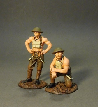 John Jenkins Designs GWB-31 Battle of Amiens The Royal Garrison Artillery 2 Crew Resting