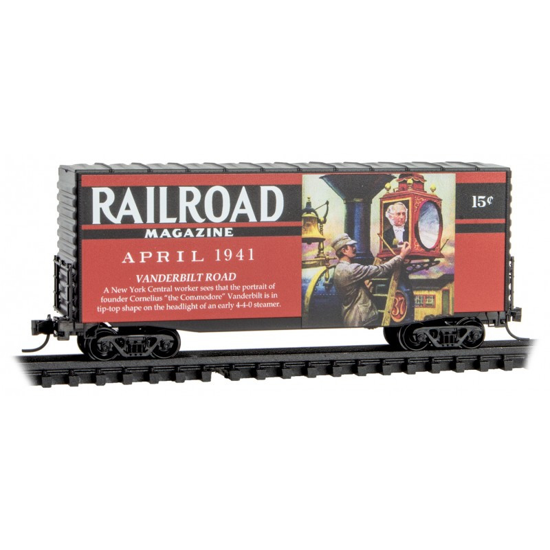 Microtrains N Scale Railroad Magazine #2 April Vanderbilt Road Box Car 10100881