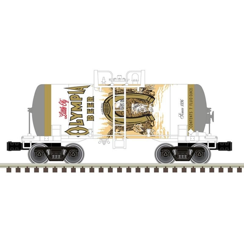 Atlas 3004848 3RL Premier 8,000 GAL. Tank Car Olympia ("Little Oly") #1983 (White/Gold) O Scale