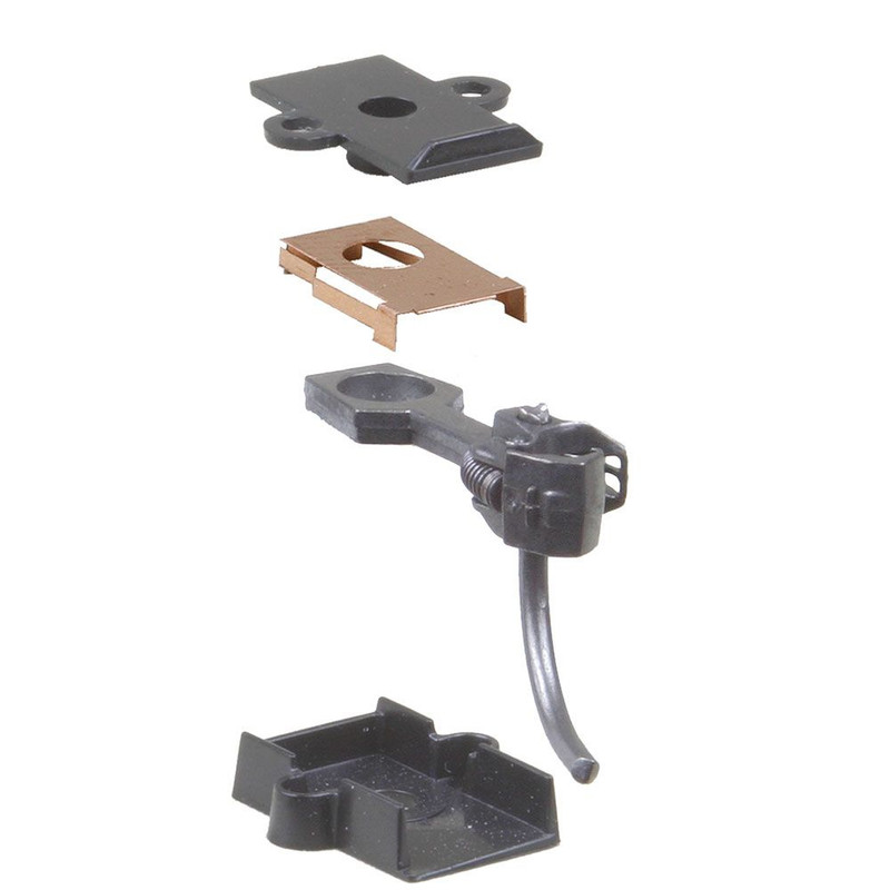 Kadee #58 HO Scale "Scale" Metal Couplers w/ Gearboxes - Medium Centerset Shank