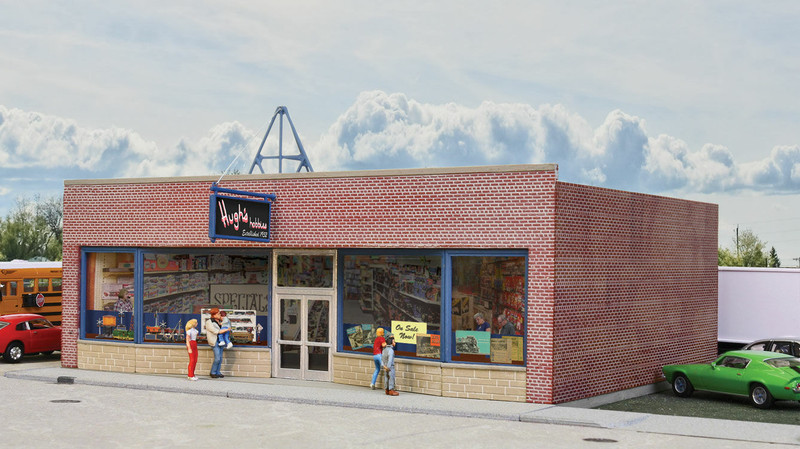 Walthers Cornerstone 933-3475 Hobby Shop HO Scale Building Model Train Kit